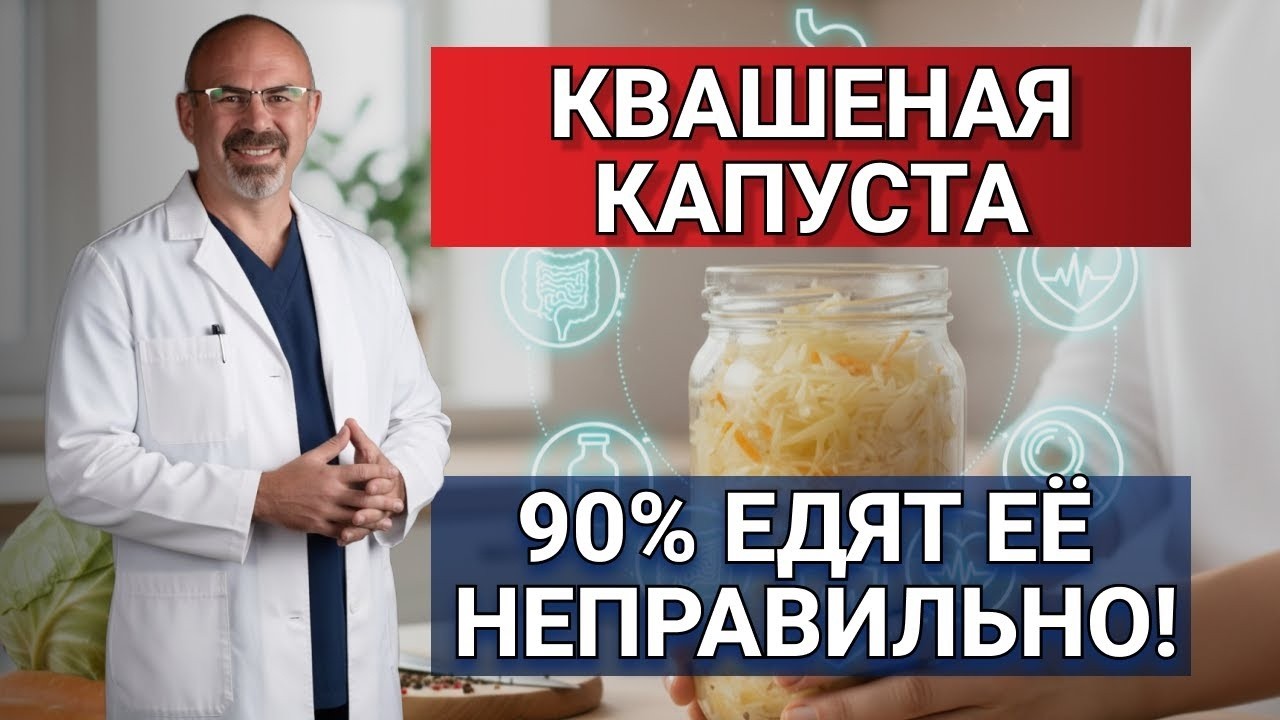 ВРАЧИ МОЛЧАТ! Квашеная капуста лечит кишечник или разрушает желудок? Вся правда