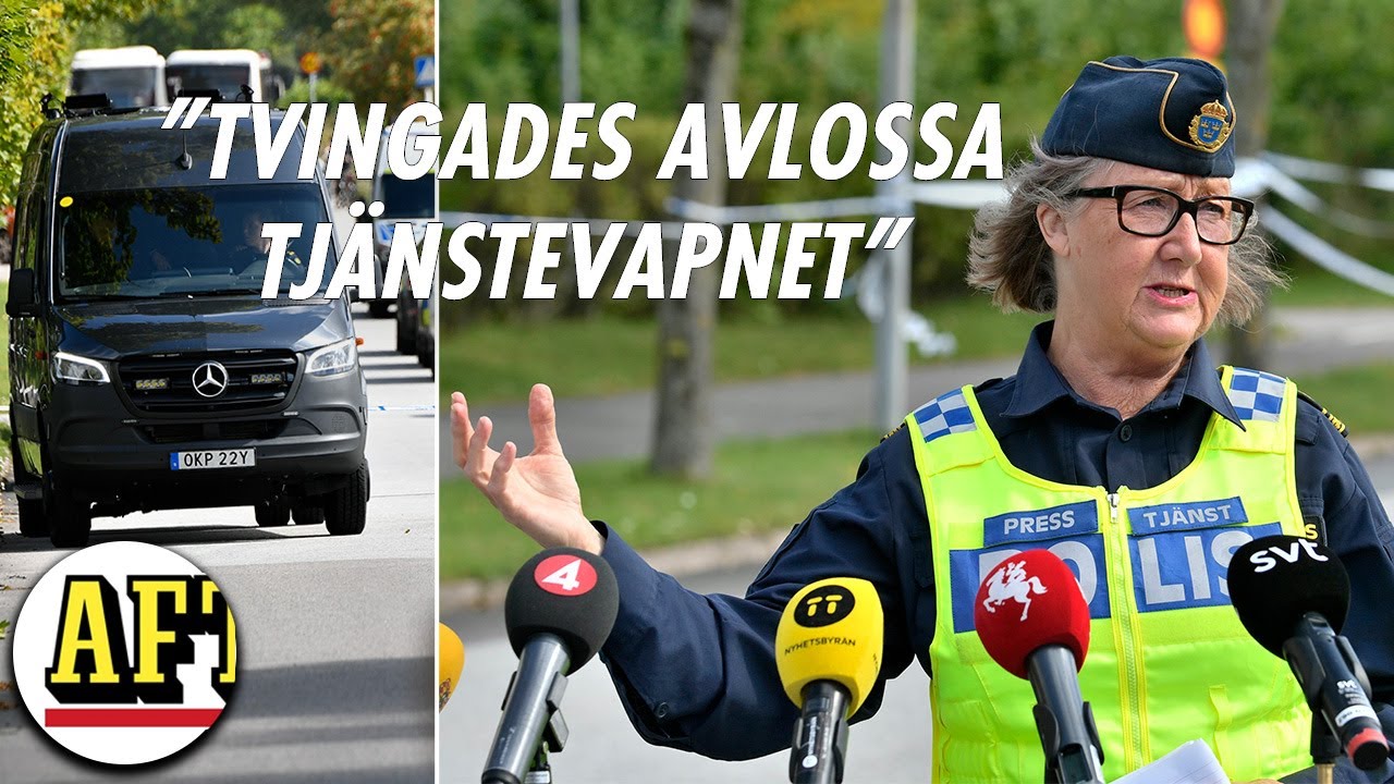Polisen om gripandet i Eslöv: ”Tvingades avlossa tjänstevapnet”
