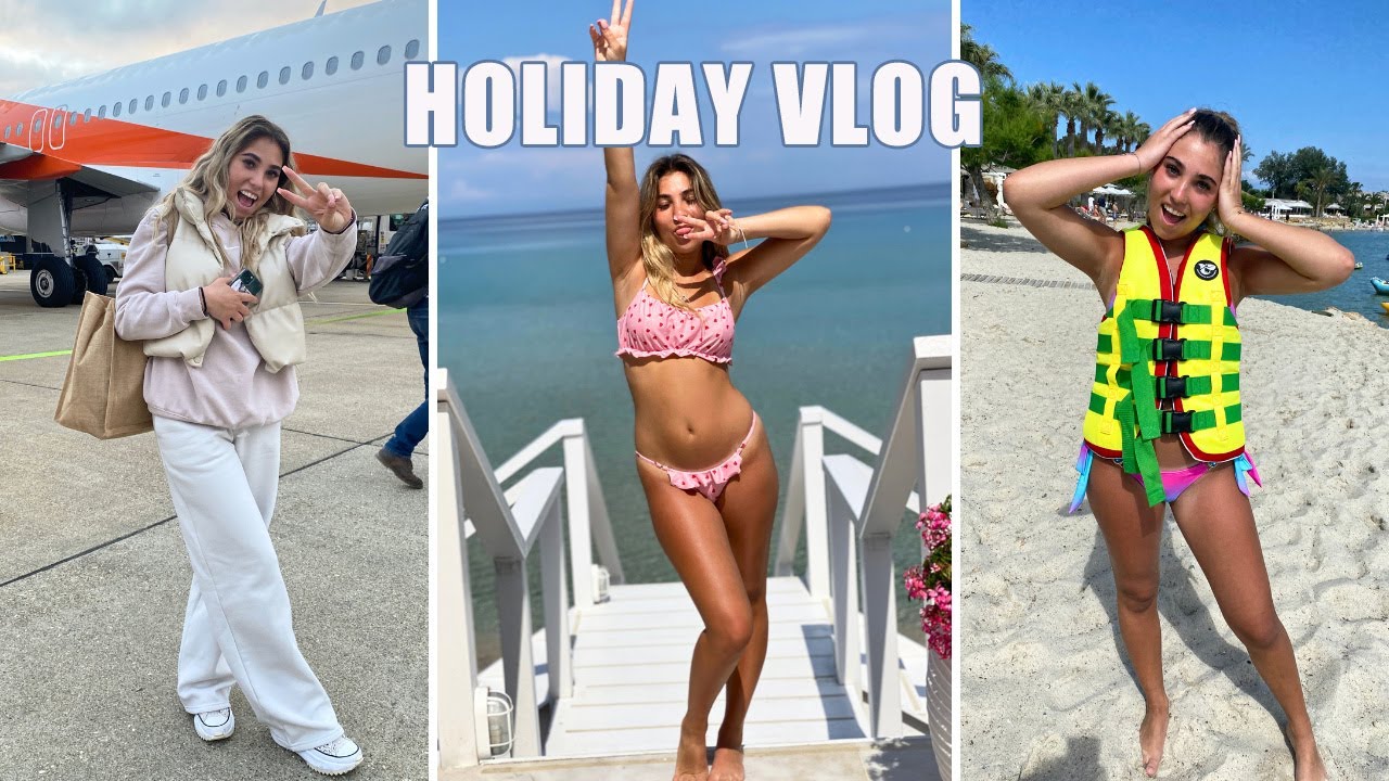 My Best Holiday Ever In Greece, Beach Days, Sushi & Parties | Travel Vlog | Rosie McClelland