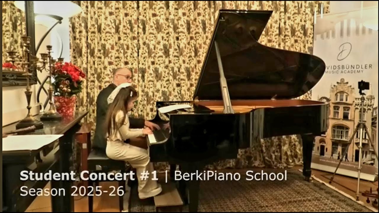 BerkiPiano School – Student Concert | Winter 2025