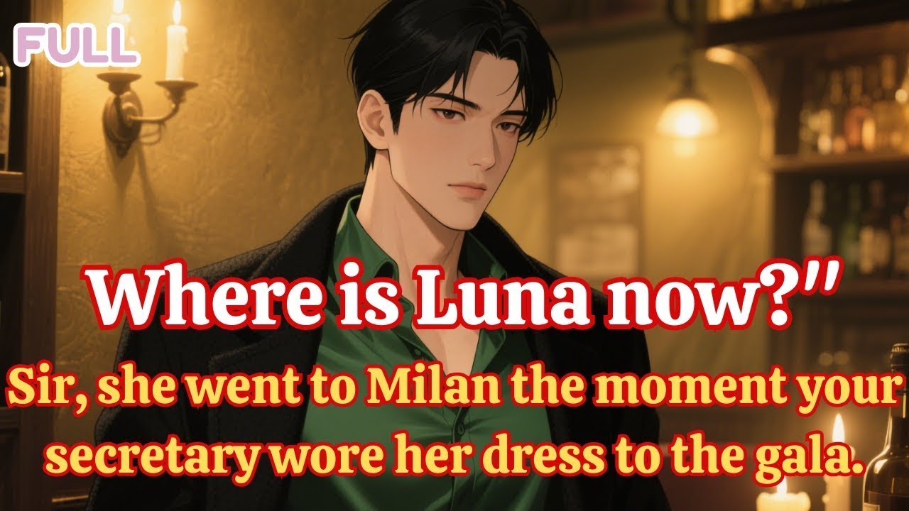 Where is Luna now Sir, she went to Milan the moment your secretary wore her dress to the gala