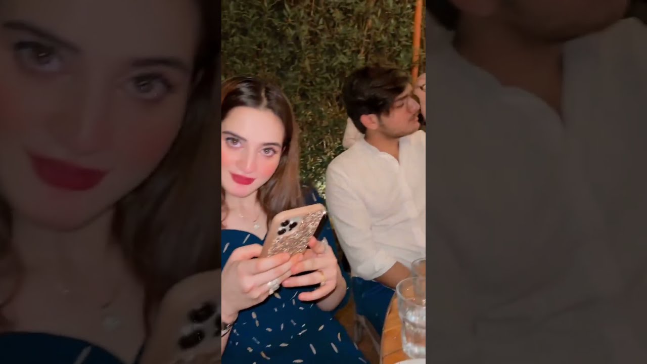 Menal khan Ahsan Mohsin ki Birthday party ki shadi kay bad.