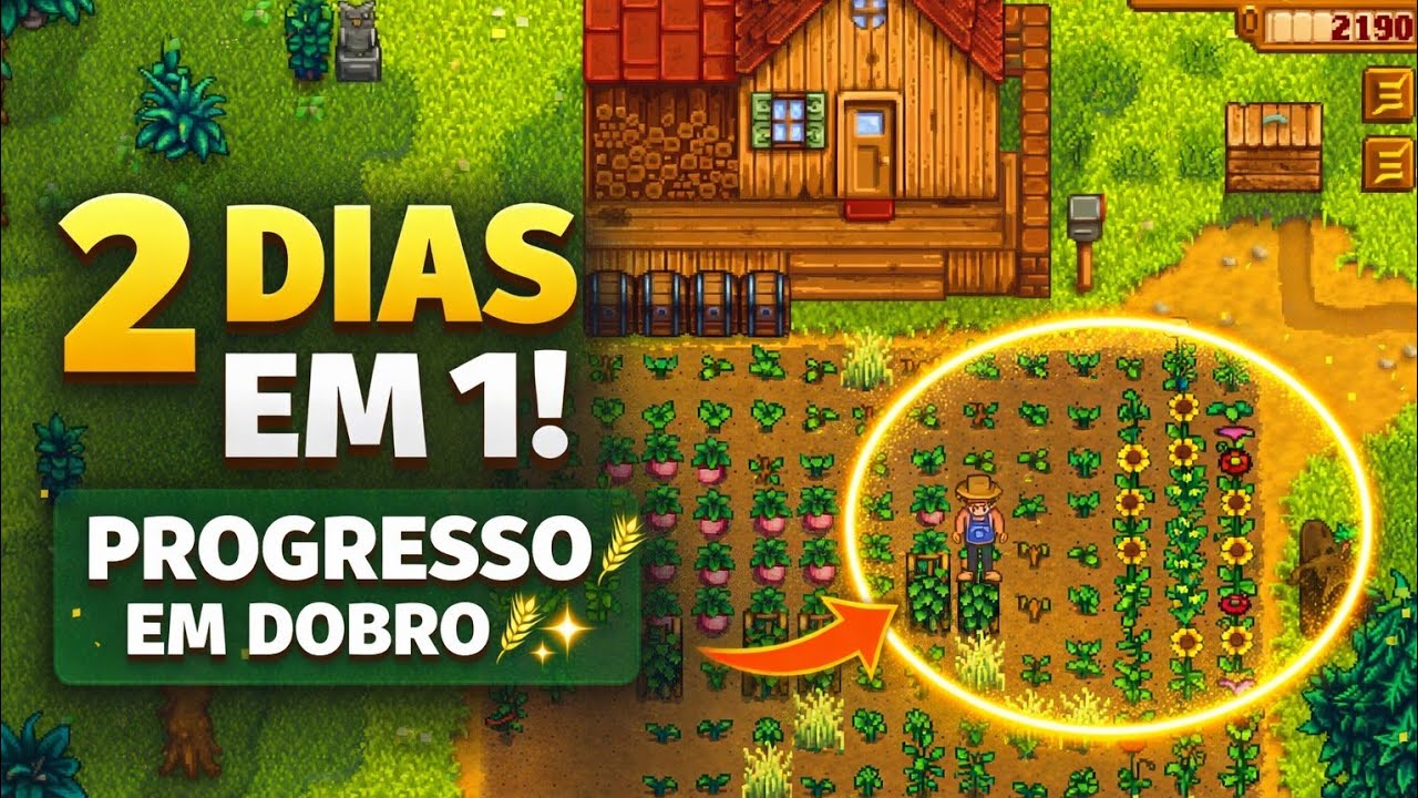 2 DIAS EM 1! 🌾 PROGRESSO EM DOBRO na Fazenda | Stardew Valley Ep.33 Canal da Kelly ✨🐈‍⬛