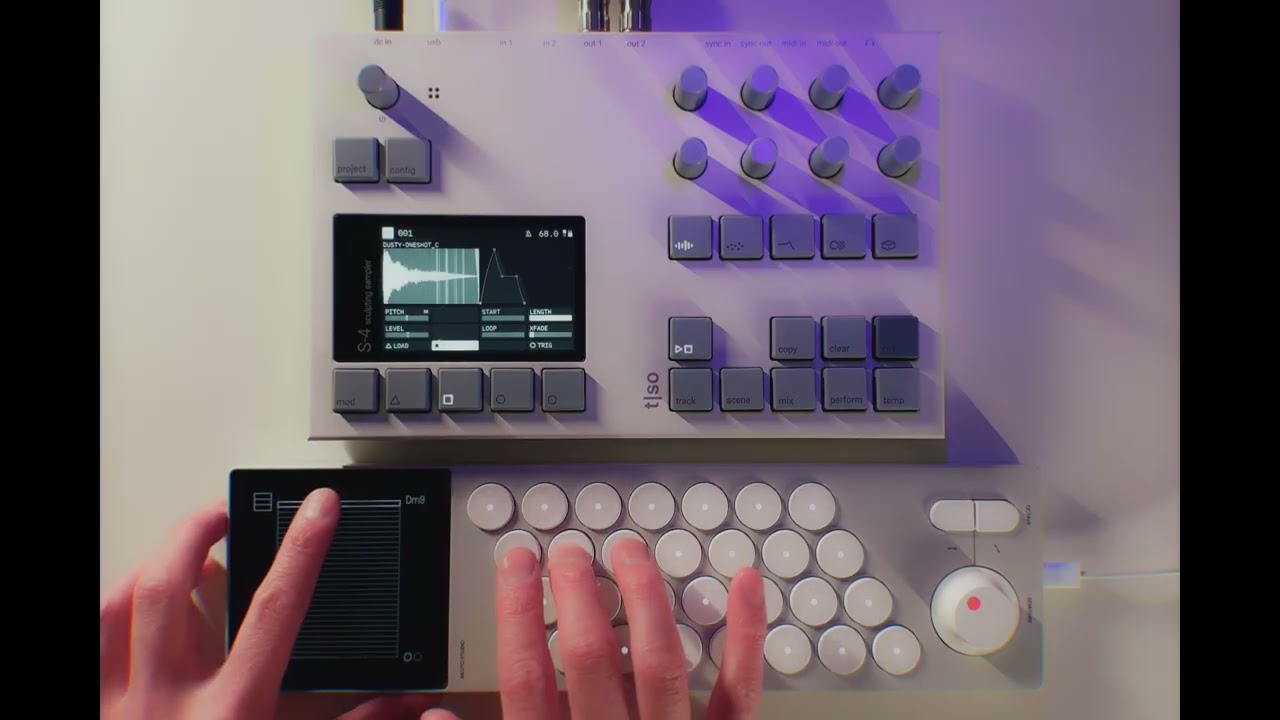 Akuto Studio Chord Machine AKT-0.1: first jam with Torso S-4