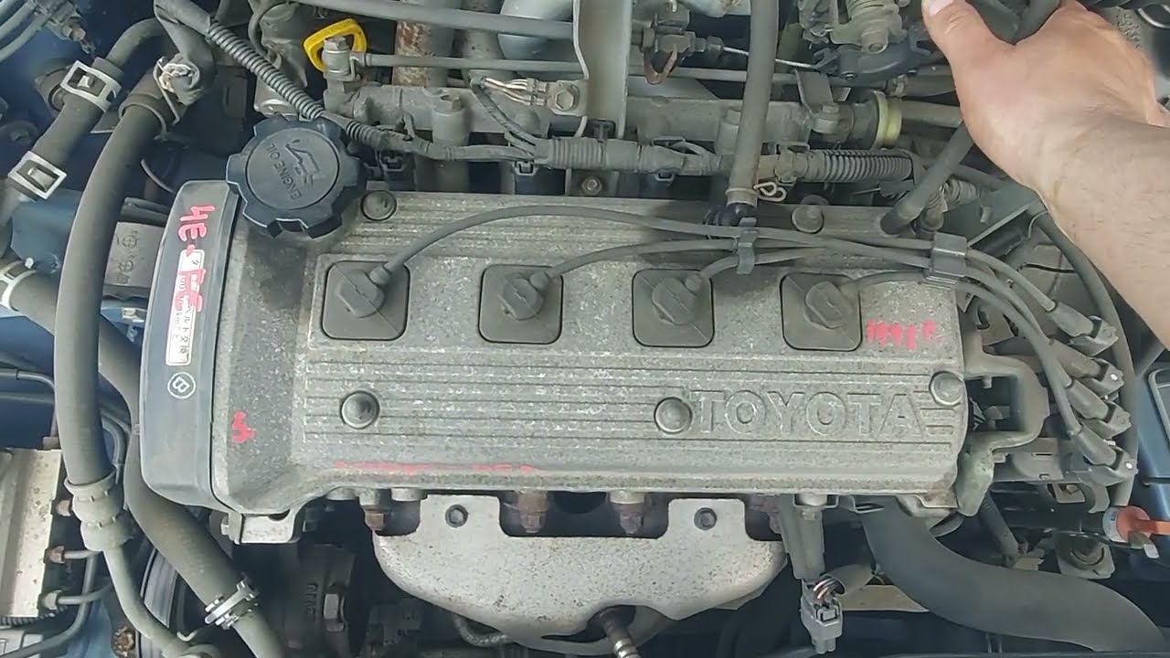 Контрактный двигатель Япония TOYOTA STARLET / Тойота Старлет / EP95 4E-FE 2732204 A/T 4WD / 1998 год
