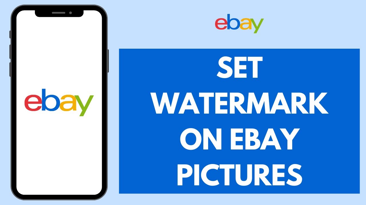 How to Set Watermark on eBay Pictures 2024 | Fix Watermark on eBay Pictures