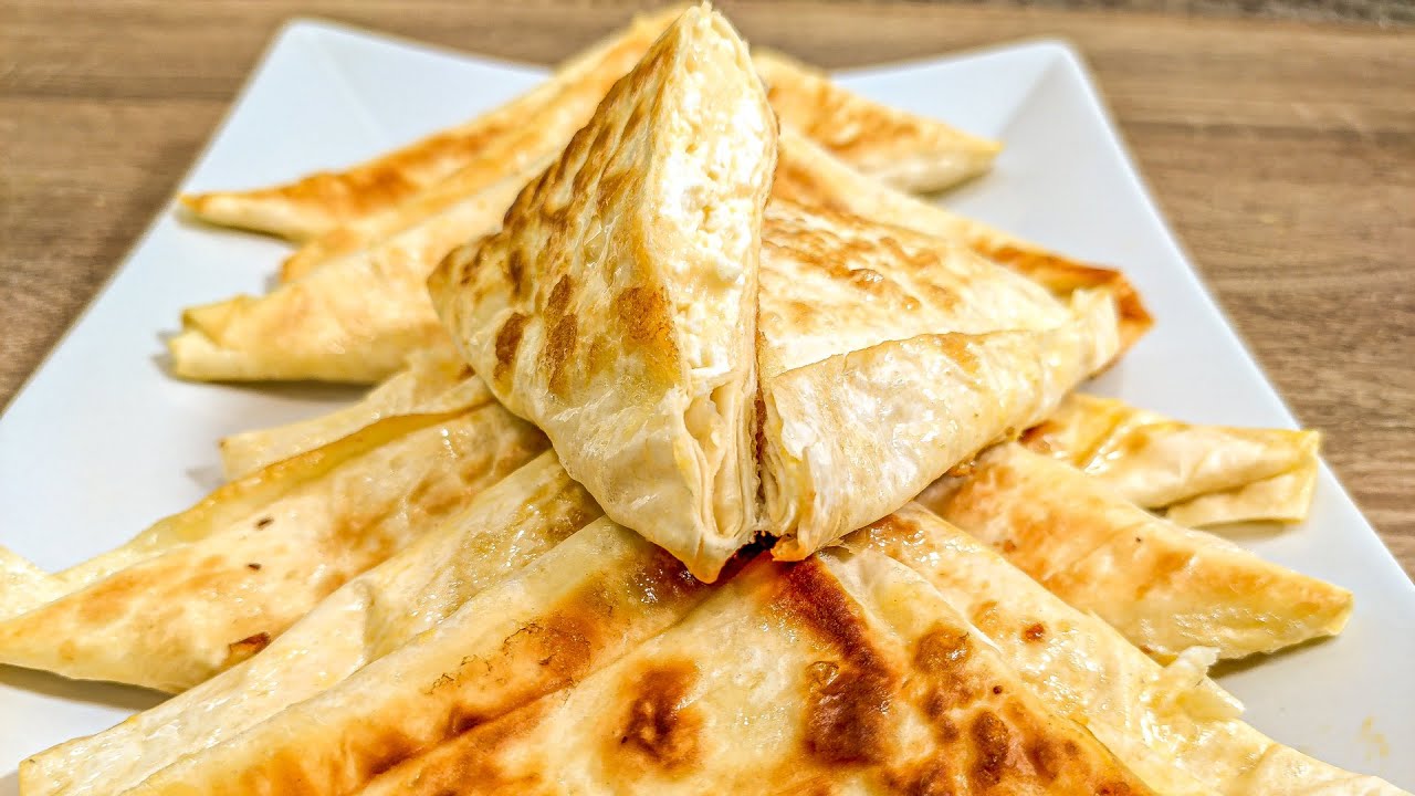 Вкусные плацинды из лаваша с творогом и сыром | 003
