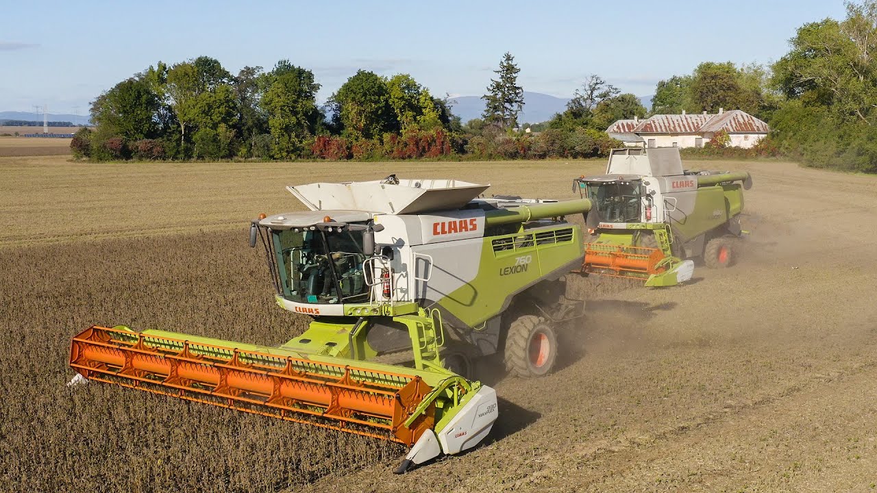 CLAAS Lexion 660, 760 TerraTrac | Zetor Forterra | 4K | East Slovakia Agriculture (ESA) 2022
