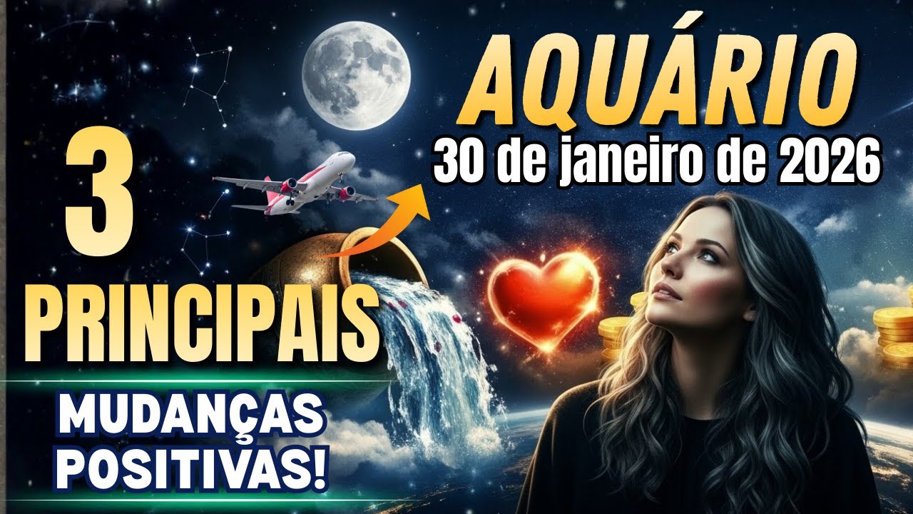 Aquário: 3 Grandes Mudanças Positivas Vindo Em Sua Direção! 30 de Janeiro (fim do período de espera)