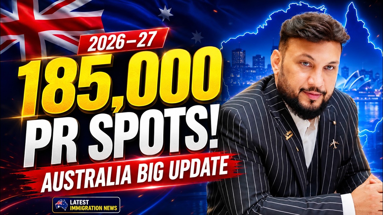 Australia Ne 185,000 PR Spots Announce Kar Diye! Biggest Migration Update 2026&ndash;27😲