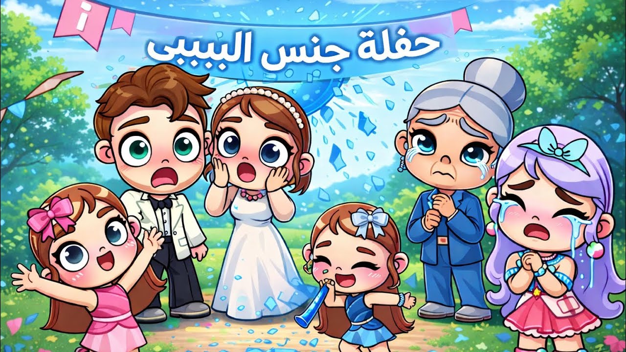 حفلة جنس الجنين 😱! يوميات العائله السعيده 3# 🏡 تتوقعون ايش الجنين 😨؟؟