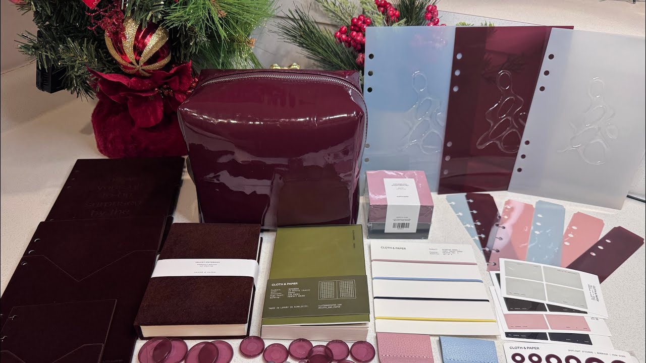A Black Friday Planner Haul 2025 from Cloth & Paper. 