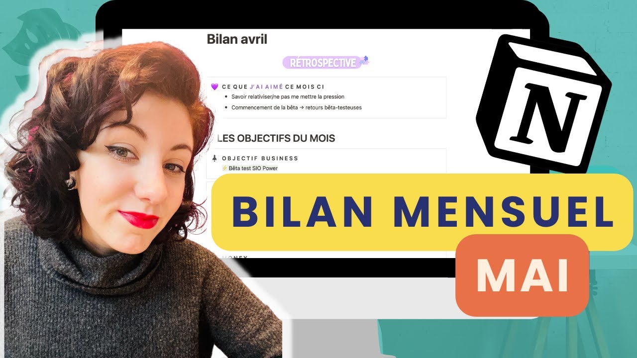 PLANIFIER SON MOIS | Je fais le bilan de mai et je fixe mes objectifs pour juin | Template gratuite