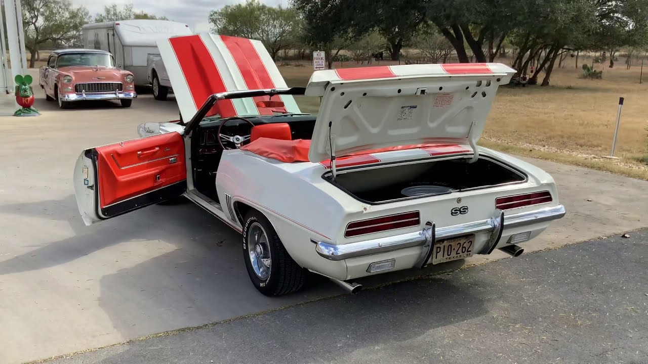 1969 Chevrolet Camaro Indy Pace Car RS/SS 350 V8 Automatic PS PB Power Windows Tilt Vintage Air