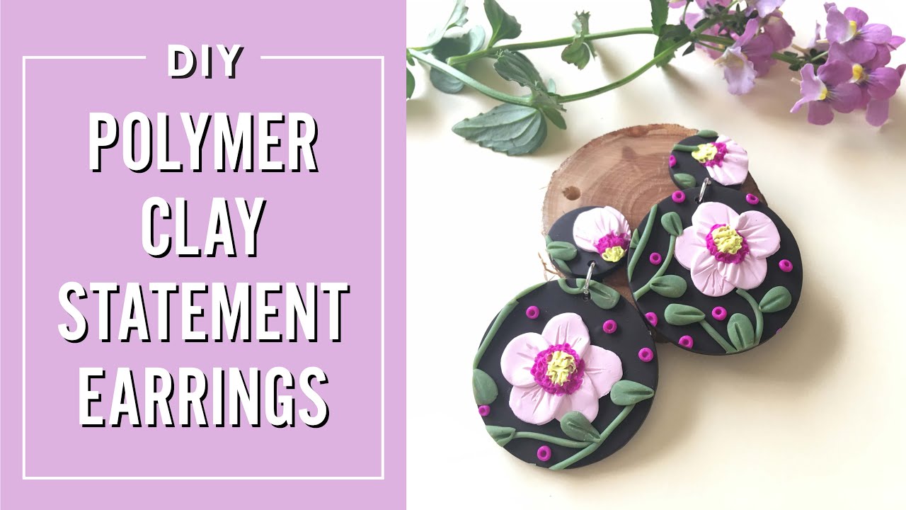 Polymer Clay Slab | Polymer Statement Earrings