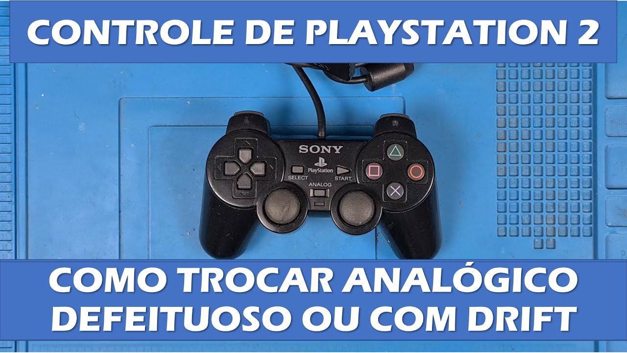 COMO TROCAR ANALÓGICO DE UM CONTROLE DE PLAY STATION 2 PS2
