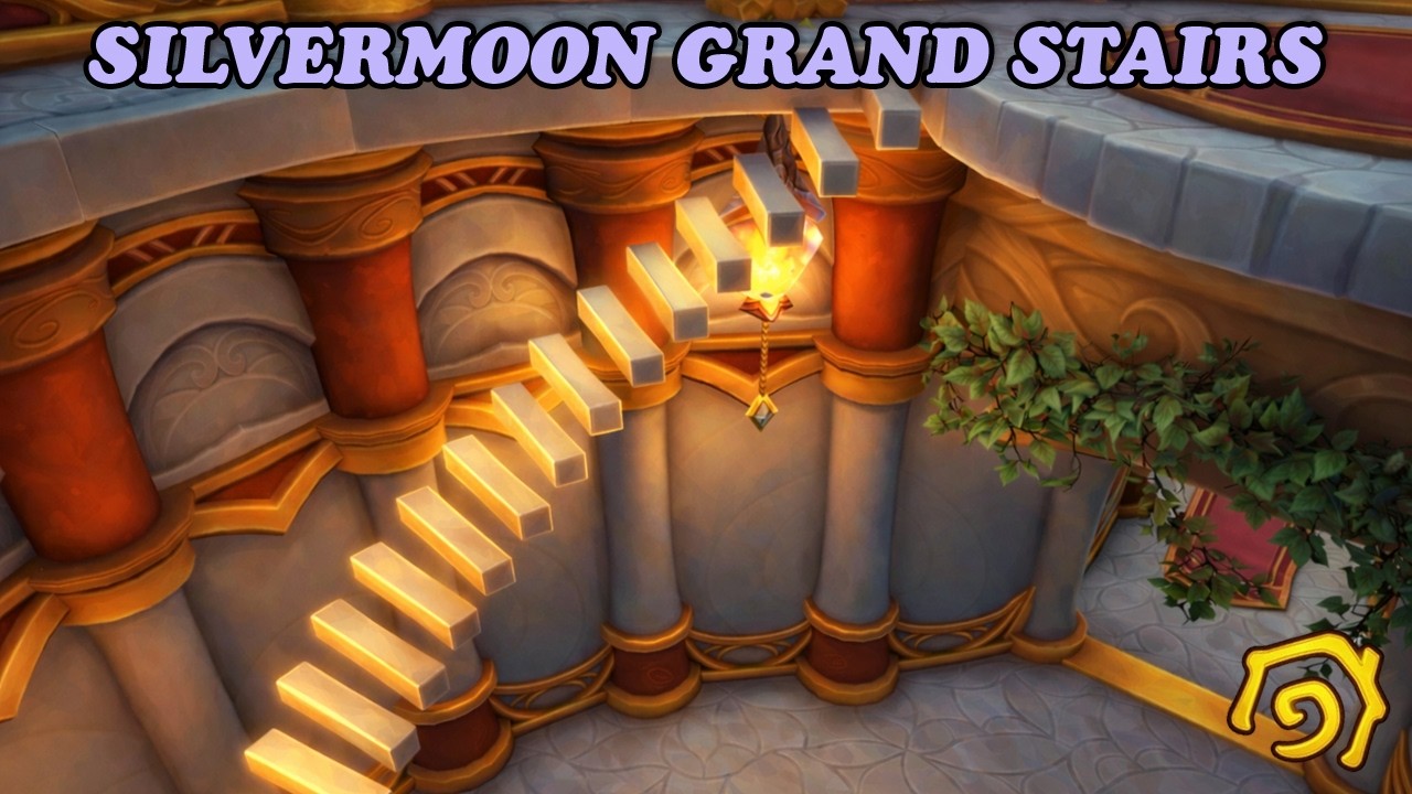 Build a Grand Blood Elf Staircase in WoW Housing (Patch 12.0)