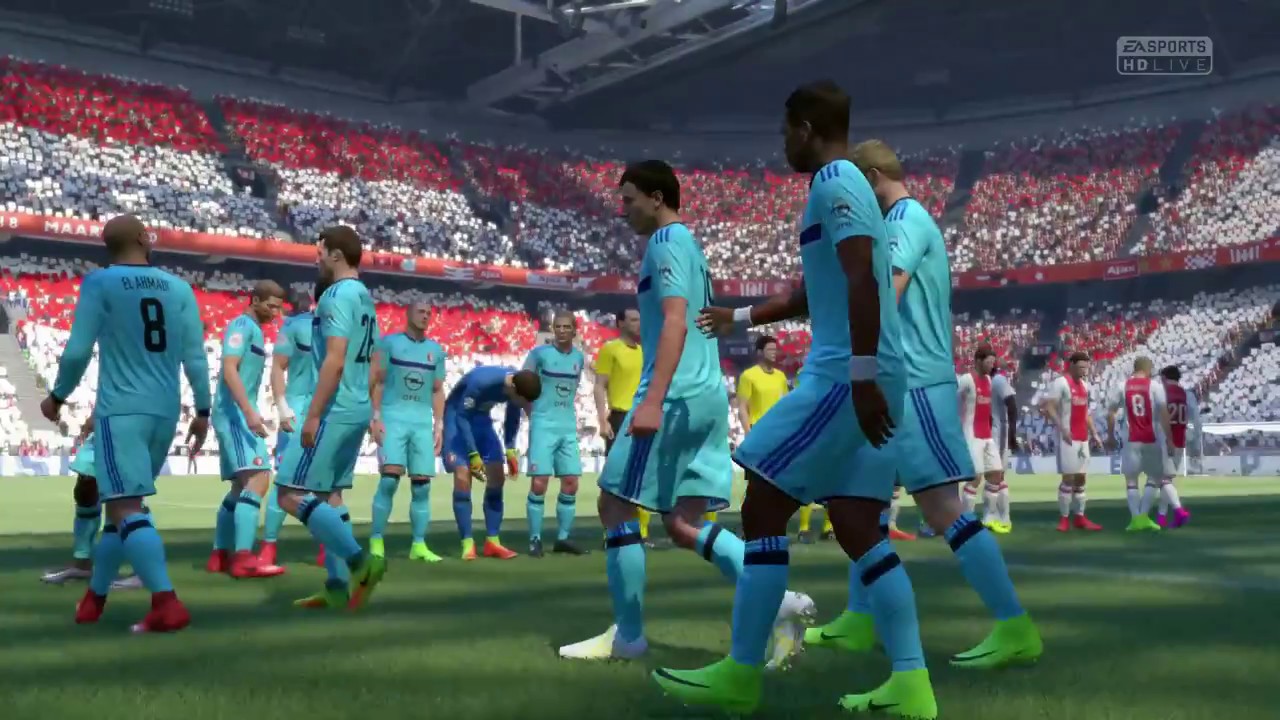 FIFA 17 (PS4 Pro)  Ajax v Feyenoord @ Amsterdam ArenA April 2, 2017 (SIM MATCH 1080P 30FPS)