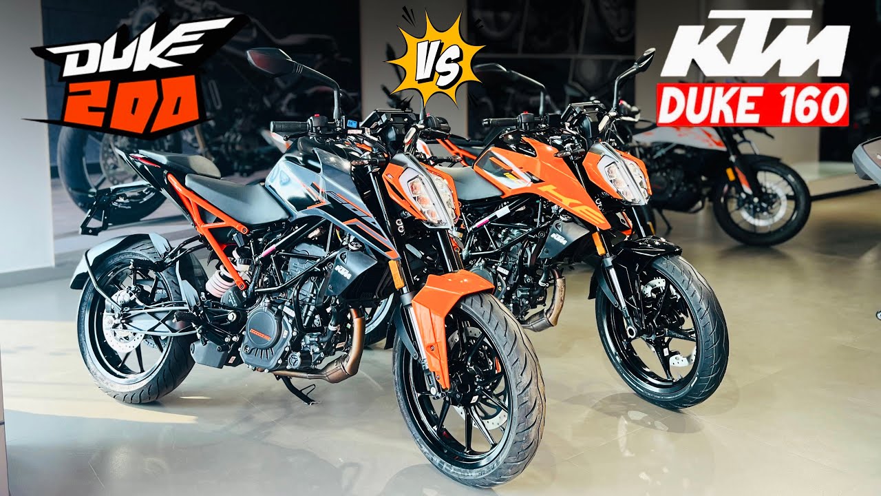 2025 KTM Duke 160 Vs Duke 200 Full Comparison ✅ Price & Features Difference ❤️ Best Konsi Hai?