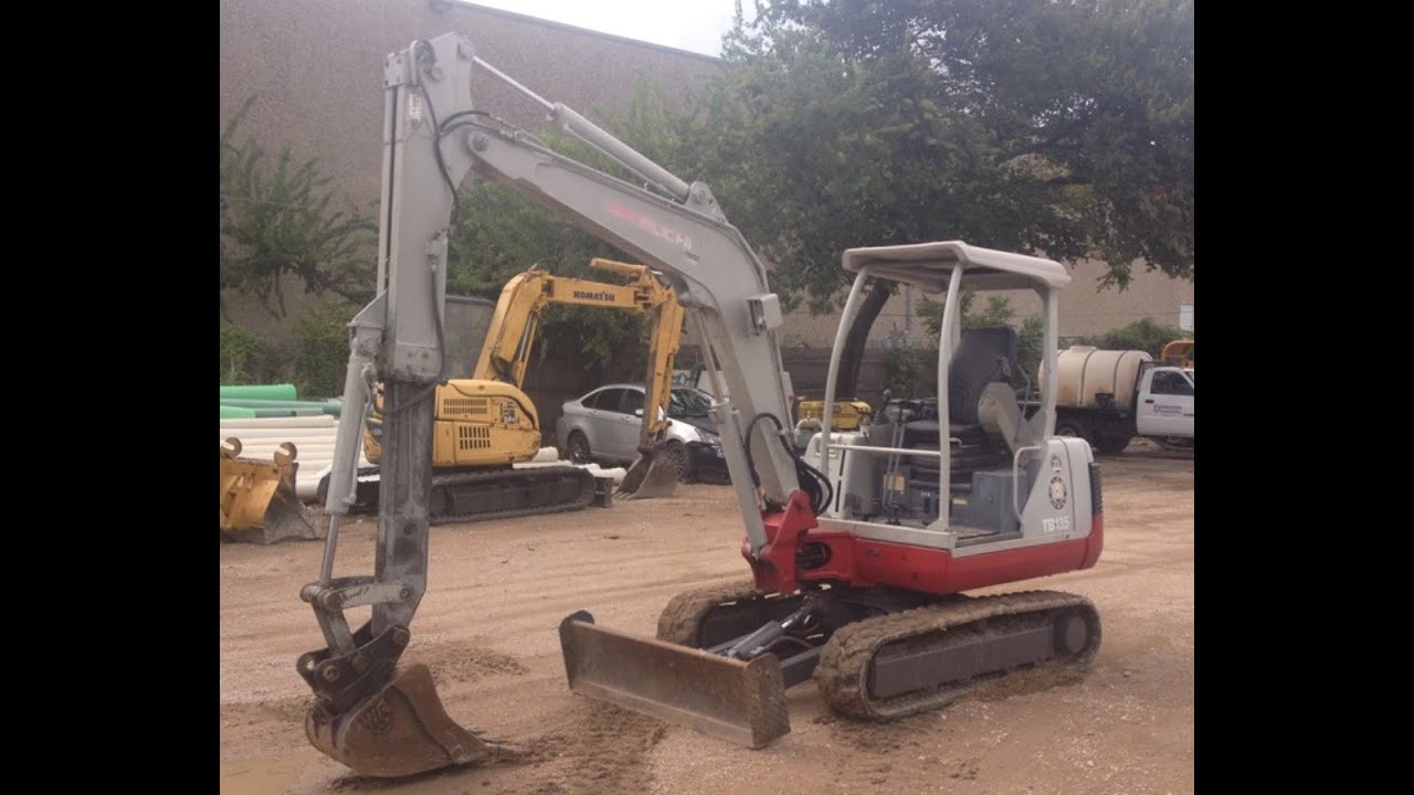 Takeuchi TB135 review and walk around 586 Part 1