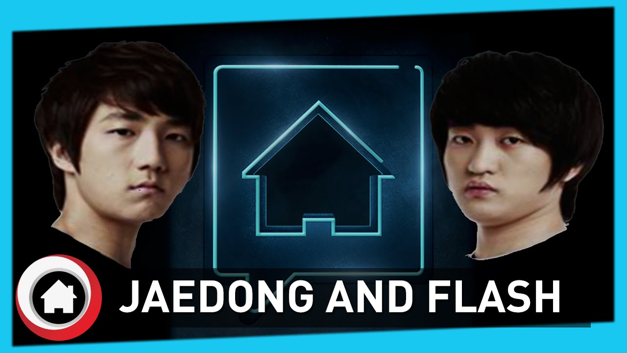 Flash and Jaedong at HomeStory Cup X - powered by XMG