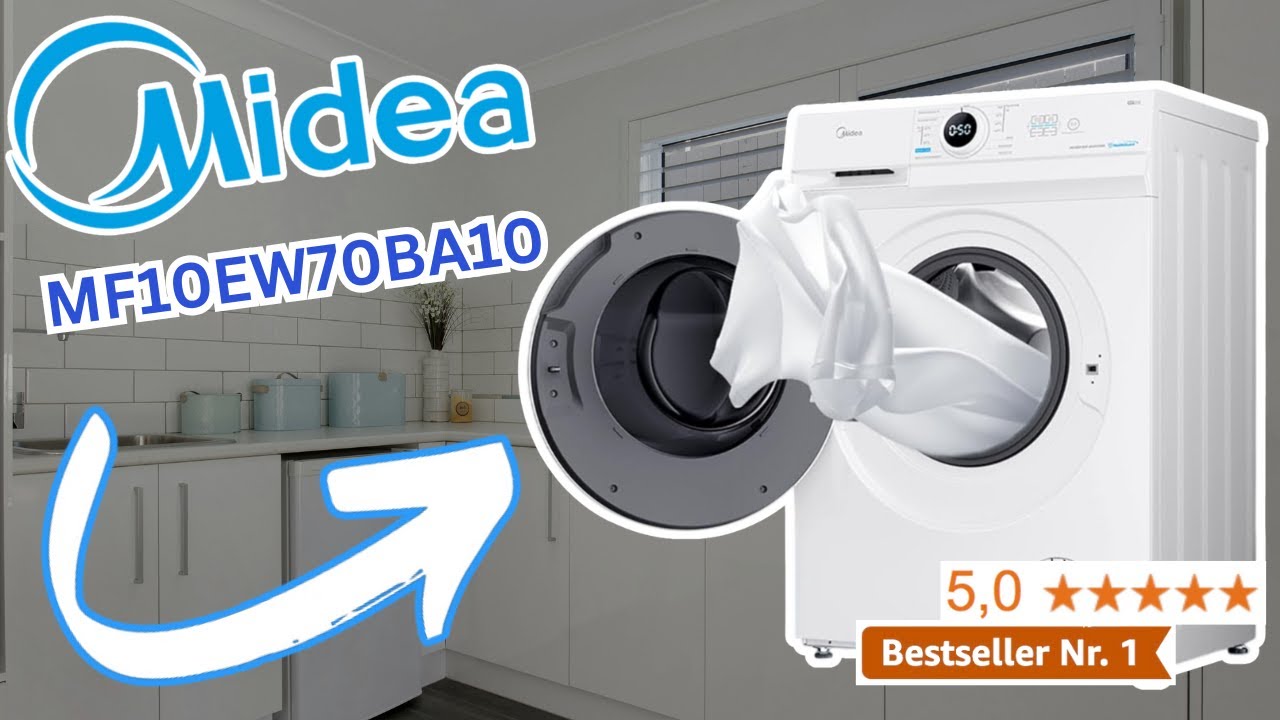 Midea MF10EW70BA10 Waschmaschine | LOHNT SICH DAS?