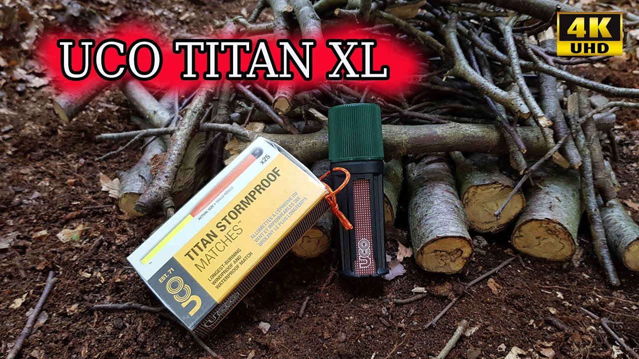 UCO Titan XL Stormproof Match Test