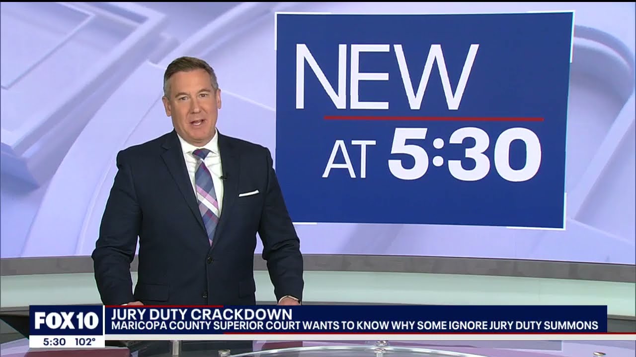 FOX 10 KSAZ - Jury duty crackdown: Scofflaws ordered to report to Maricopa County judge