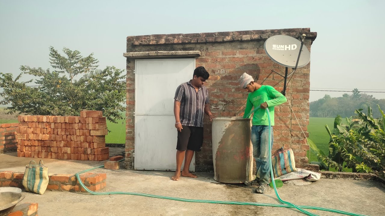 আজ এক নতুন সাইডে গাঁথুনির কাজ করলাম, মালিক বলেই দিয়েছে 15 দিনের মধ্যে ছাদ ঢালতে হবে।#viral #vlog