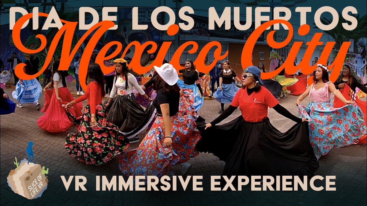 Mexico City in 8k 3D - Dia De Muertos VR 180 Travel Experience - Mexiquic and Zocalo, Part 1