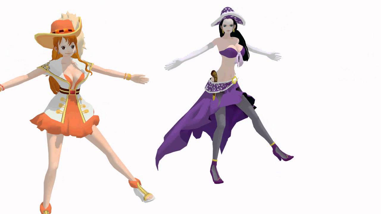 【MMD】Timber 【Nico Robin And Nami】