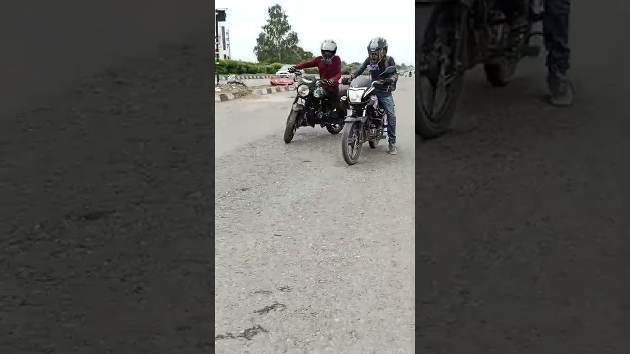 Bajaj CT 125x Vs Hero Super Splendor Bs6 Drag Race 🔥 #shorts #trending #youtubeshorts