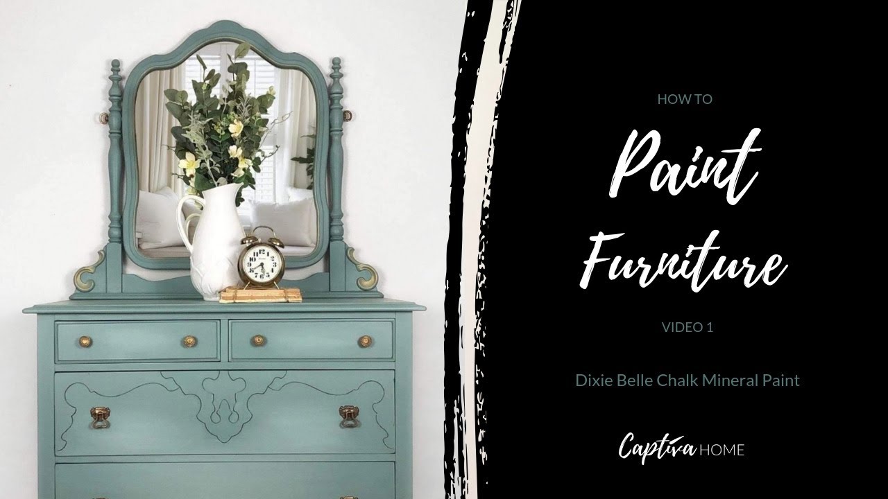 How to Paint Furniture with Dixie Belle Chalk Mineral Paint