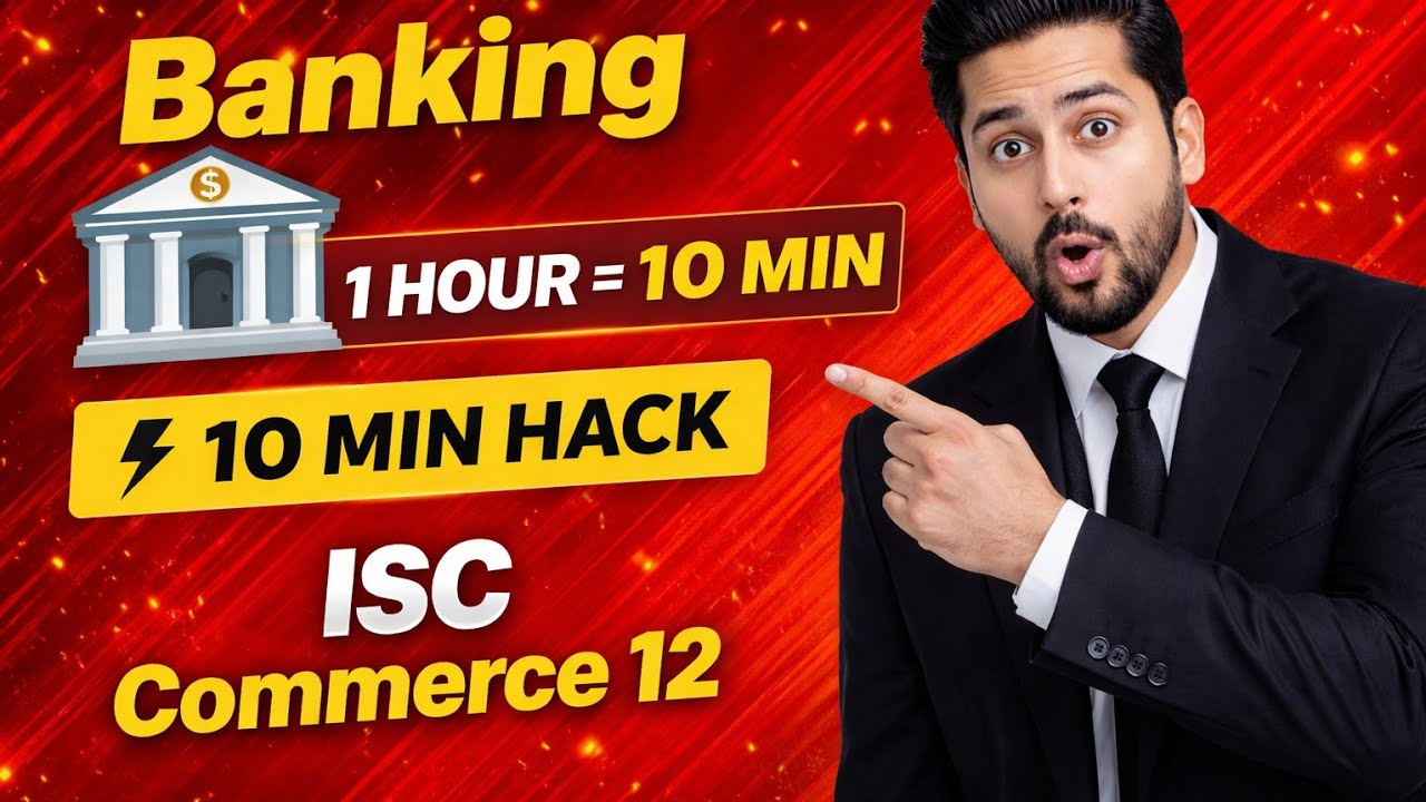 Banking Latest Trend |  Fast Track Revision ⚡ | ISC Commerce 12 Board Exam | A1 Coaching  |