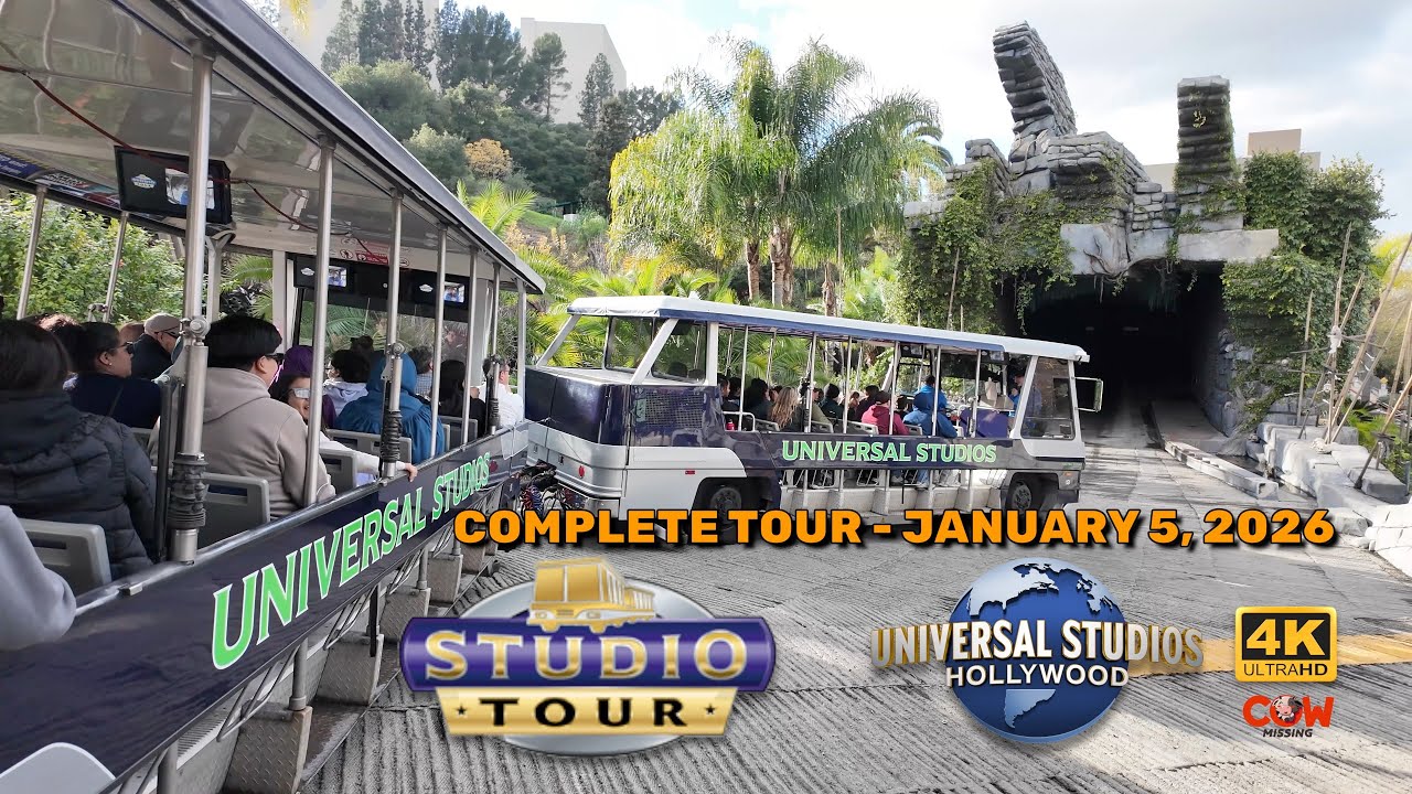 Complete Universal Studios Hollywood Studio Tour Backlot Tram Paul Sage January 5, 2026