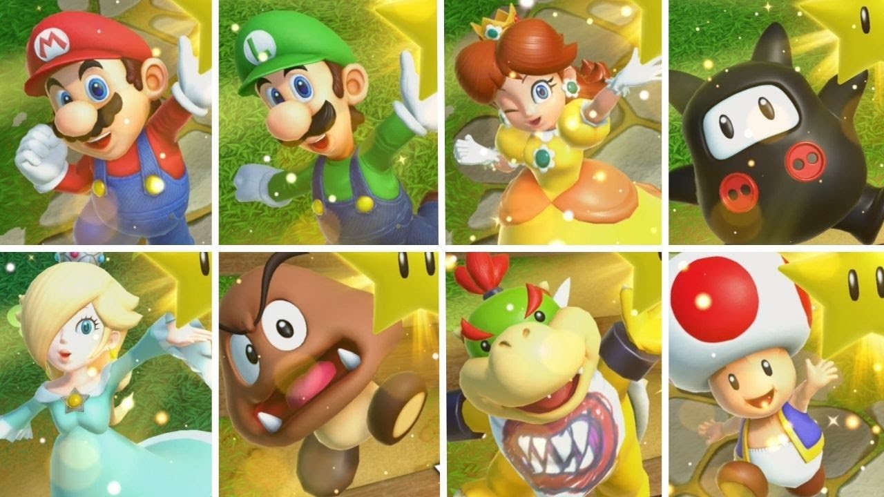 All Characters Getting A Star Animations - Super Mario Party Jamboree