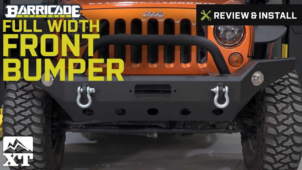 Jeep Wrangler Barricade Trail Force HD Full Width Front Bumper (2007-2016 JK) Review & Install
