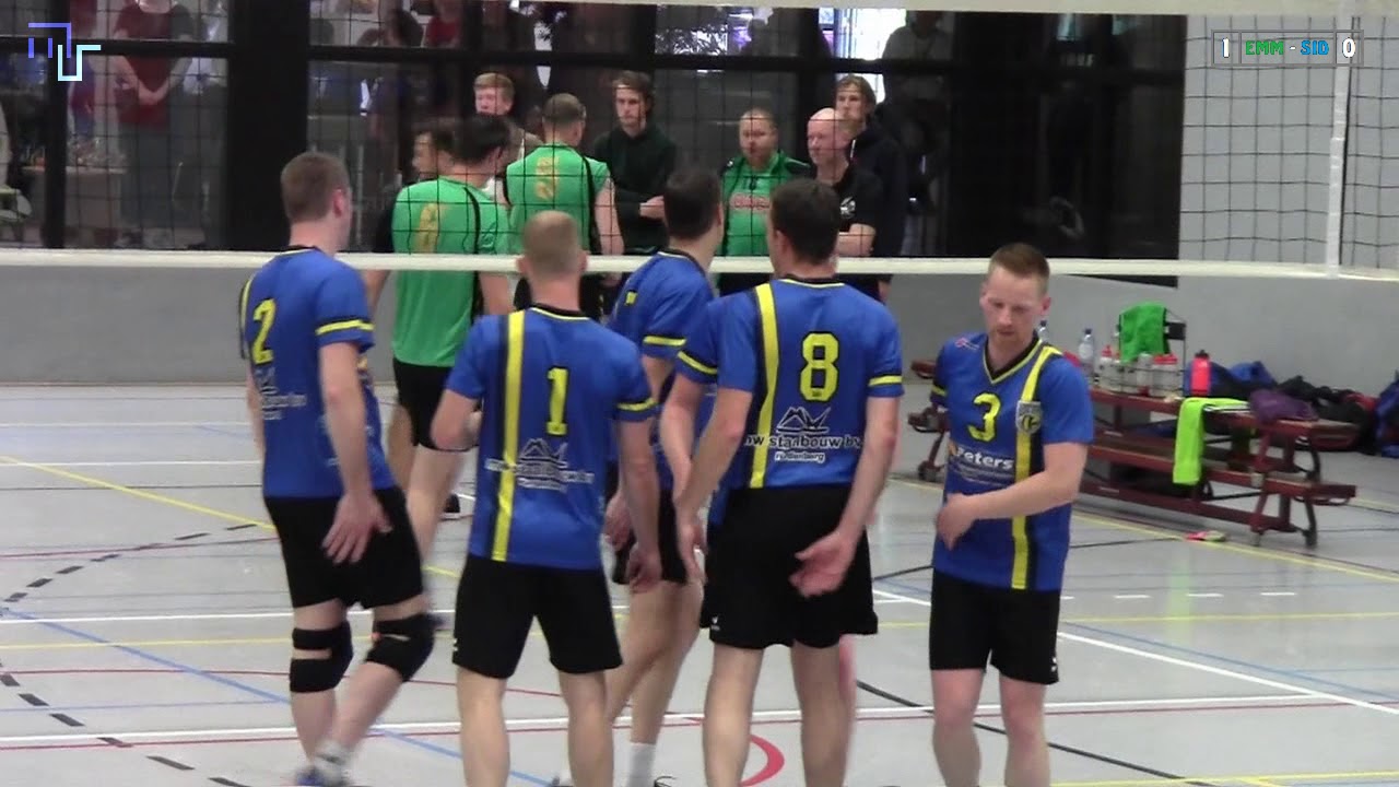 Volleybal Bekerfinale (Noord) Heren Hoog: Emmen'95 H1 - Side-Out H2 (12-05-2018)