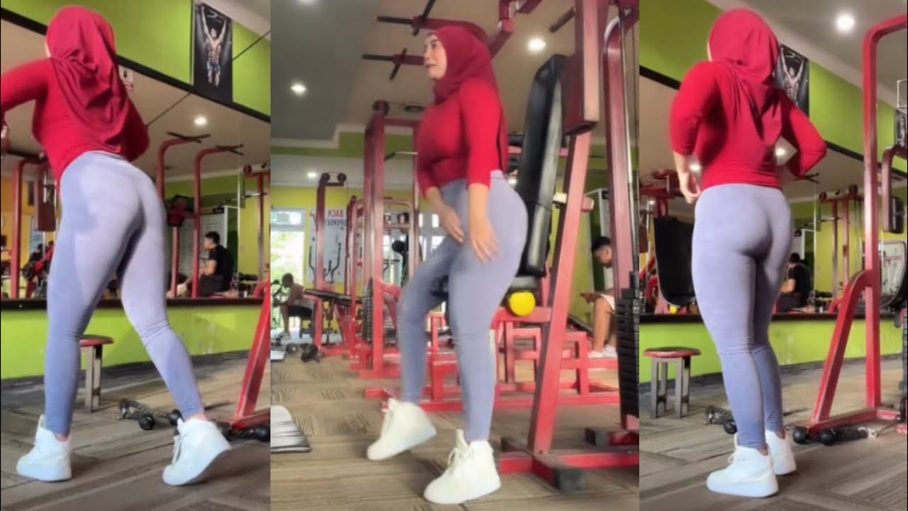 Try On Legging Higt Waist Panties Wanita Gym Senam