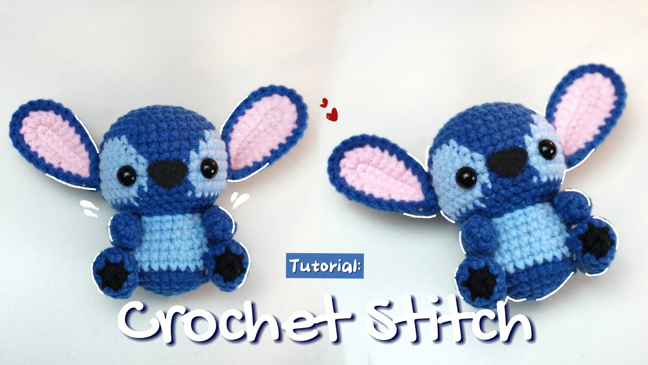 How to Crochet Stitch from Lilo & Stitch | Amigurumi tutorial | Disney Stitch