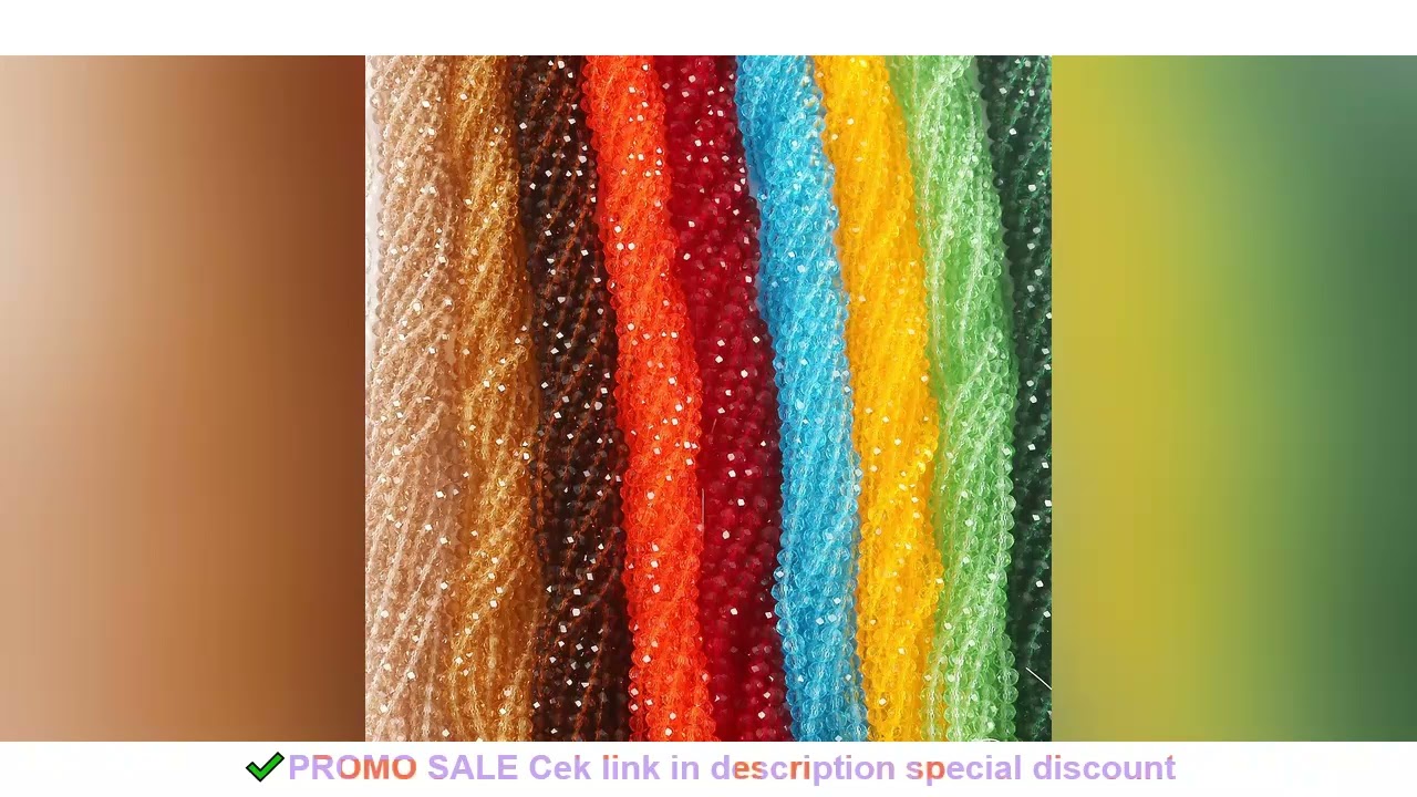 2mm 4mm 6mm 8mm Rondelle Austria Crystal Beads Faceted Glass Beads Loose Spacer Beads for DIY Bracel
