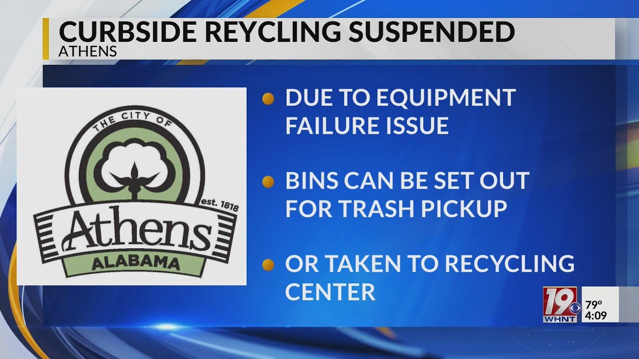 Curbside Recycling Suspended | March 6, 2026 | News 19 at 4 p.m.