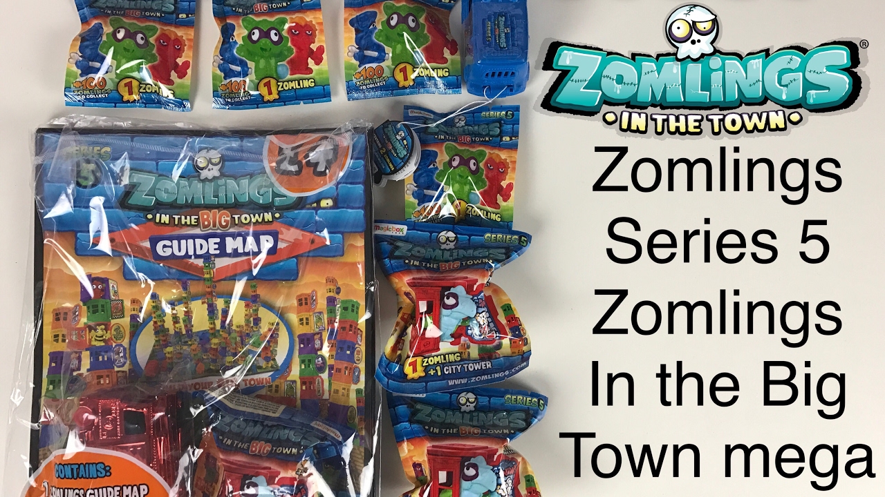New @zomlings series 5 Zomlings in the Big Town Mega video @magicboxtoysuk