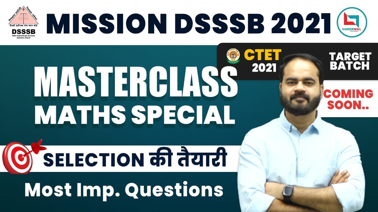 Mission DSSSB 2021 | Maths Master Class for TGT & PRT  by Uday Sir | Day-07