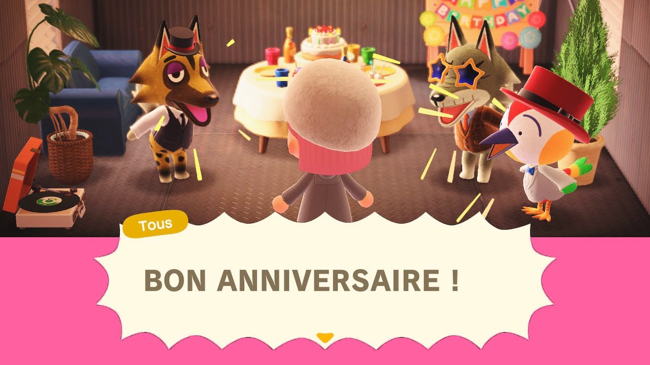JE FETE MON ANNIVERSAIRE sur Animal Crossing New Horizons ! Let's play ACNH