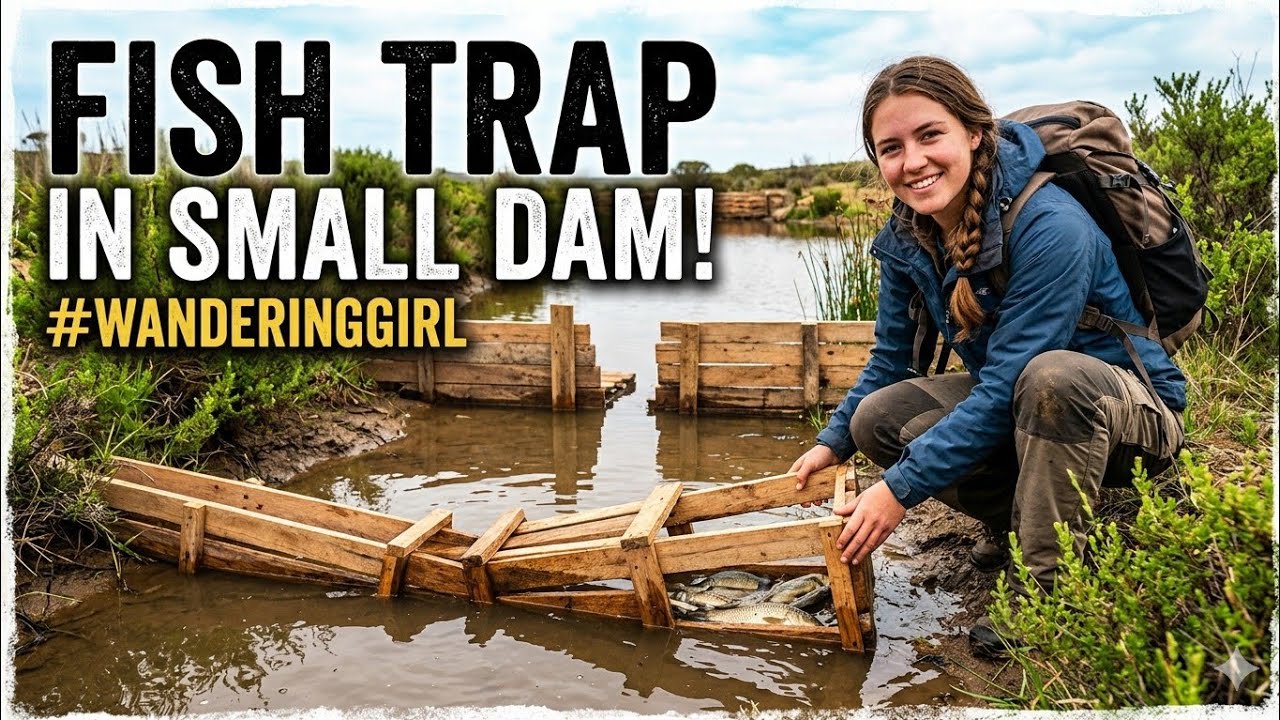SHOCKING Fish Trap in a Small Dam Caught EVERYTHING Overnight! 😱🎣