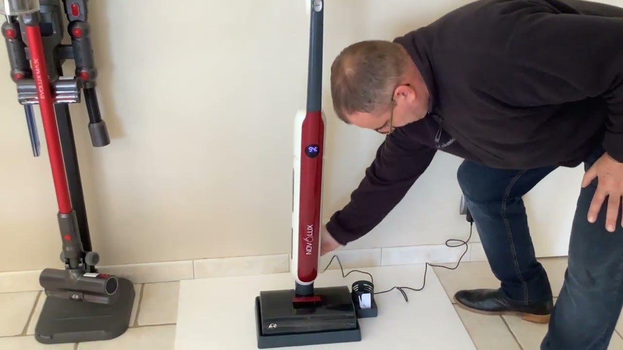 Novolux : Balai laveur LUX : Démonstration en  utilisation quotidienne