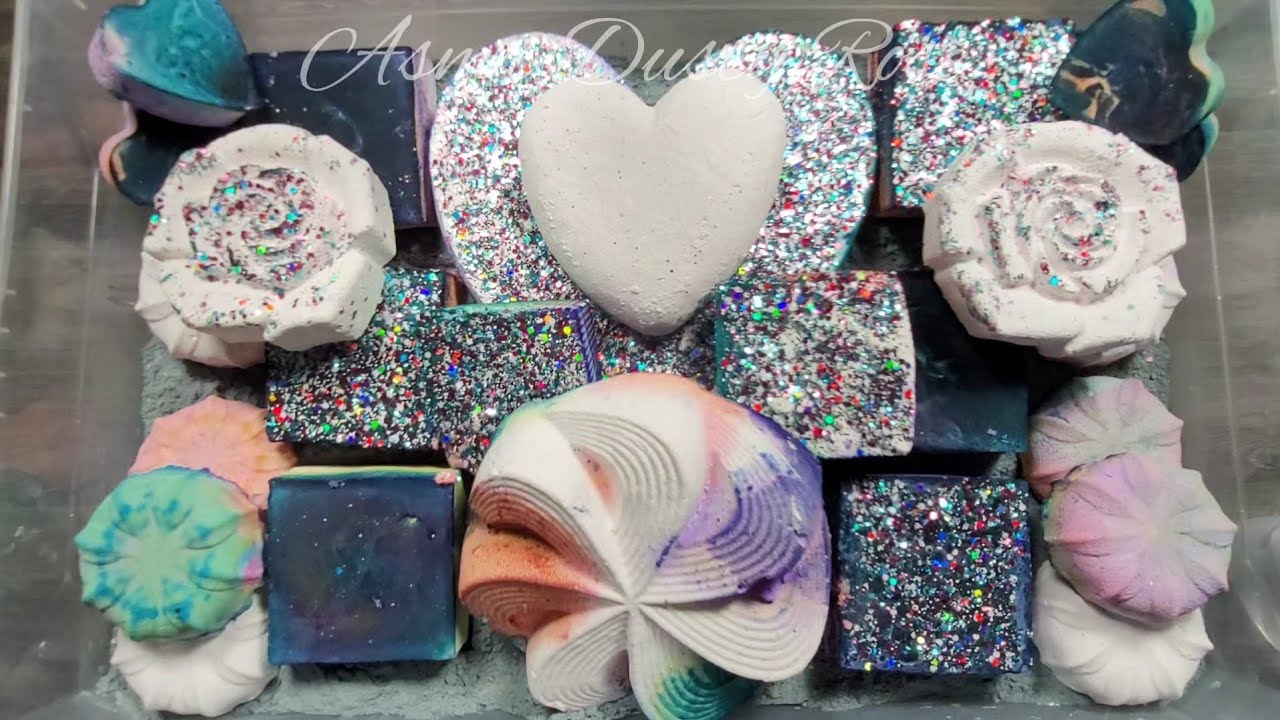 Variety of Textures and Chalk Mixes ❤️🤍🩵🖤🩷🩶