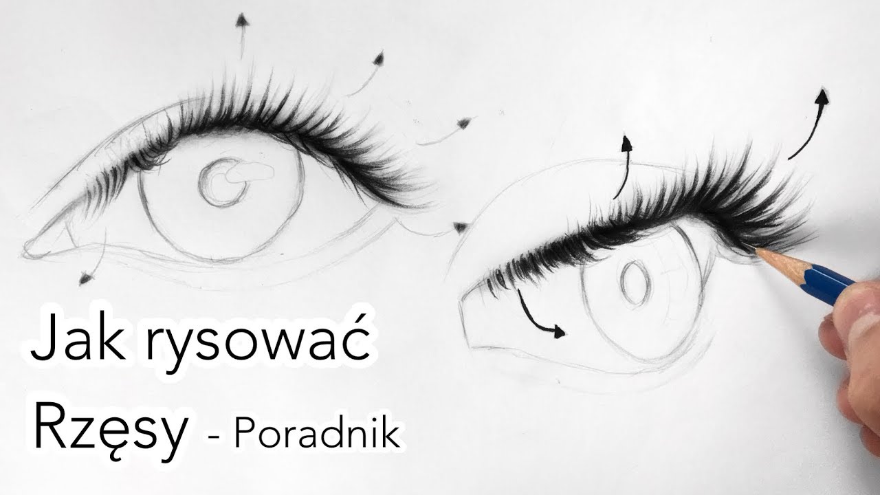 JAK NARYSOWAĆ RZĘSY - Poradnik Rysunkowy