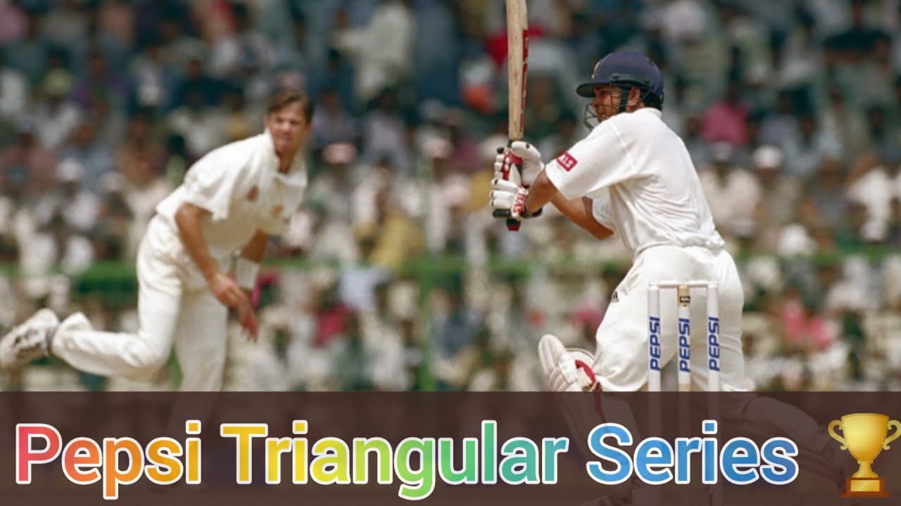 India Takes On Australia In Pepsi Triangular Series | 4th Match | 1998